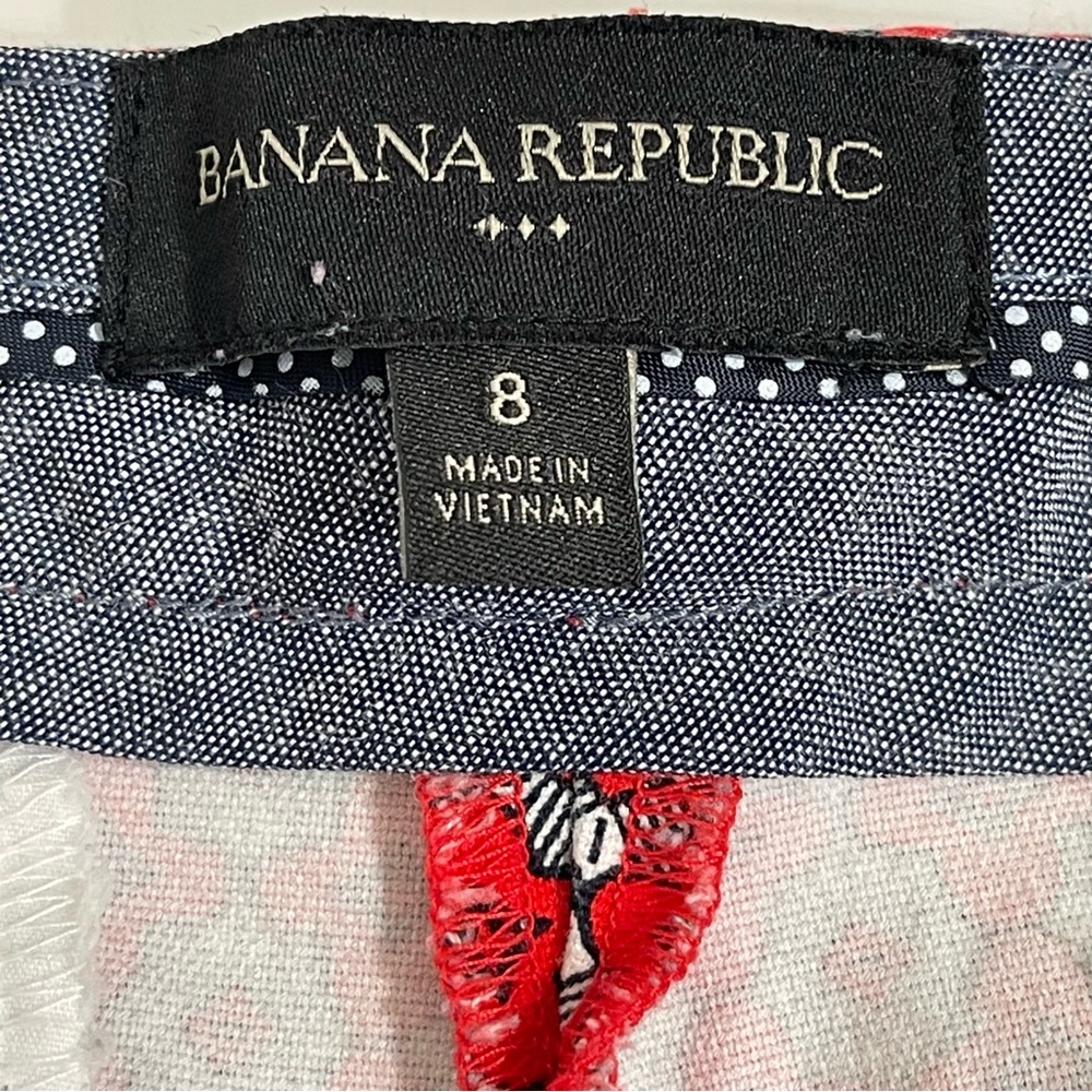 Set of 2 Banana Republic Chino Shorts Cotton Lightweight Summer Vacation Size 8 - Picture 4 of 16